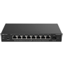 Reyee Switch PoE Cloud Layer 2 - 8 x MultiGigabit PoE porte og 1 x 10Gbps SFP+ port - PoE 802.3af/at til 30W / Maksimum 130W - Static LAG/DHCP Snoop/Port Mirror - VLAN/Port Isolation/PoE Watchdog - Racking