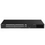 Reyee Administrerbar Cloud PoE Switch - 24 PoE 802.3af/at + 2 SFP + 2 uplink RJ45 - 26 RJ45 10/100/1000Mbps + 2 10/100/1000 SFP - 30W per port 802.3af/at / Maksimum 250W - VLAN/Port Isolation/Loop Detection - Port Speed Limit