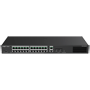 Reyee Administrerbar Cloud PoE Switch - 24 PoE 802.3af/at + 2 SFP + 2 uplink RJ45 - 26 RJ45 10/100/1000Mbps + 2 10/100/1000 SFP - 30W per port 802.3af/at / Maksimum 370W - VLAN/Port Isolation/Loop Detection - Port Speed Limit