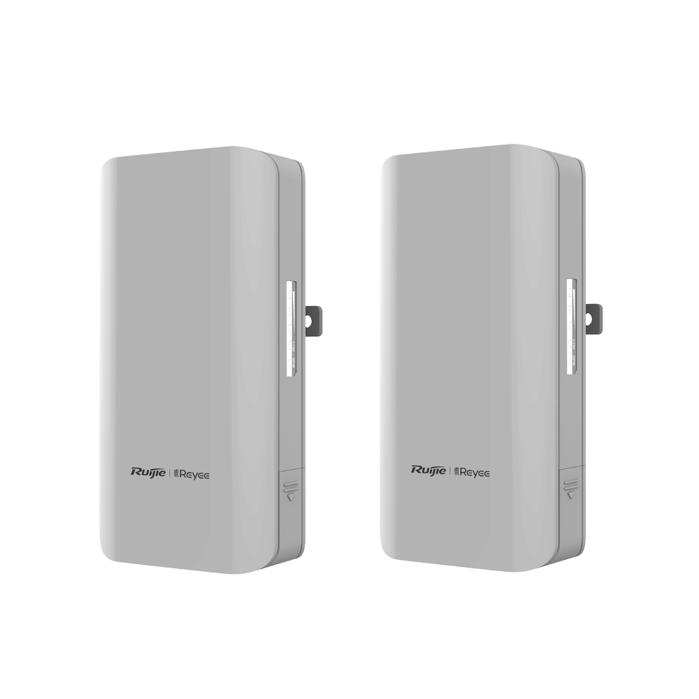 Reyee - Trådløs forbindelse op til 1 km - Frekvens 5 Ghz - Baseret på 802.11 a/n/ac - IP54, egnet til udendørs brug - 2 matchede enheder
