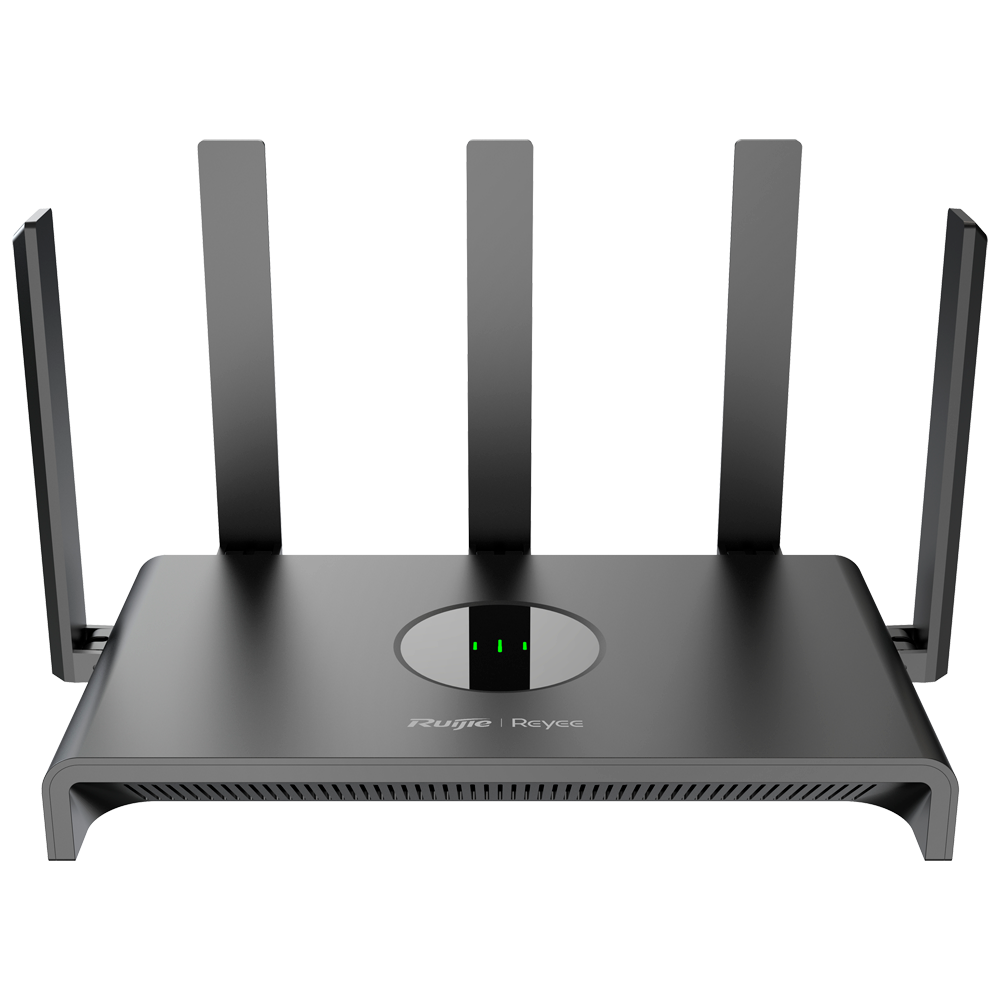 Reyee Router Gigabit Mesh Wi-Fi 5 AC1300 - 4 Porte RJ45 10/100/1000 Mbps - 802.11ac 2x2 og dobbelt bånd 2.4 og 5 GHz - Fjernstyring gennem Cloud - Forældrekontrol, Gæstenetværk, Roaming - Lille Kontor / Hjemmekontor