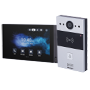 Android video intercom kit - IP | Panel og monitor - Krystalklart tovejs lyd - EM/MF og NFC læser | Standard PoE - 2 relæudgange : Hærværkssikret - Tilslutning via Cloud