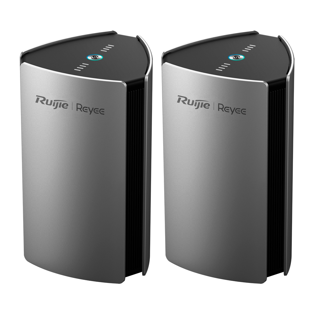 Reyee Router Gigabit Mesh Wi-Fi 6 AX3200 - 4 porte RJ45 10/100/1000 Mbps - 802.11ax 4x4 dual-band 2,4 og 5 GHz - Fjernstyring via cloud og app - Forældrekontrol, gæstenetværk, roaming - Designet til komplet Mesh netværk