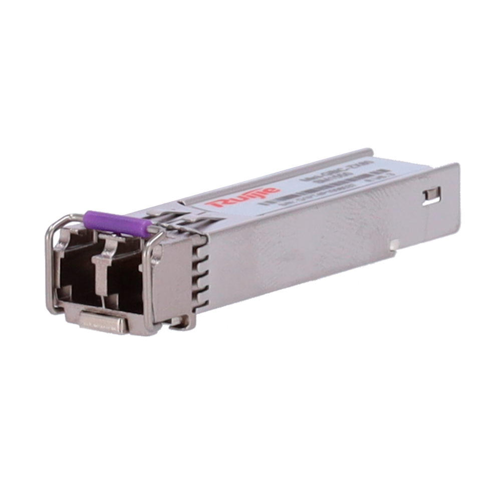 Ruijie SFP transceiver modul - Bølgelængde 1550 nm - Single mode fiber - LC Duplex connector - Maksimal afstand 80 km - 1Gbps - IEEE1000BASE-ZX