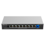 Reyee E-Lighten Switch Cloud Layer 2 - 8 RJ45 Gigabit porte - 1 Optisk Port SC 1G (PON) - Hastighed 10/100/1000Mbps - VLAN/Port Isolation/Loop Prevention - DHCP Snooping/Port Mirroring