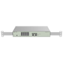 Reyee Switch PoE Cloud Cloud Layer 2 - 8 PoE+ Gigabit+ porte 2 Gigabit SFP - 30W pr. port 802.3af/at / Maksimum 125W - Static LAG/DHCP Snoop/IGMP Snoop/Port Mirror - VLAN/Port Isolation/STP/RSTP/RSTP/ACL/QoS/LACP/SNMP - Rack-monterbar