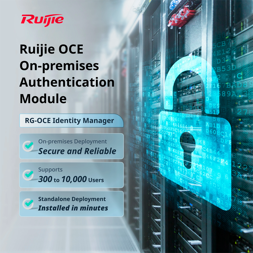 Ruijie Cloud On-Premise - Installation af OCE-Identity - Op til 20 brugere