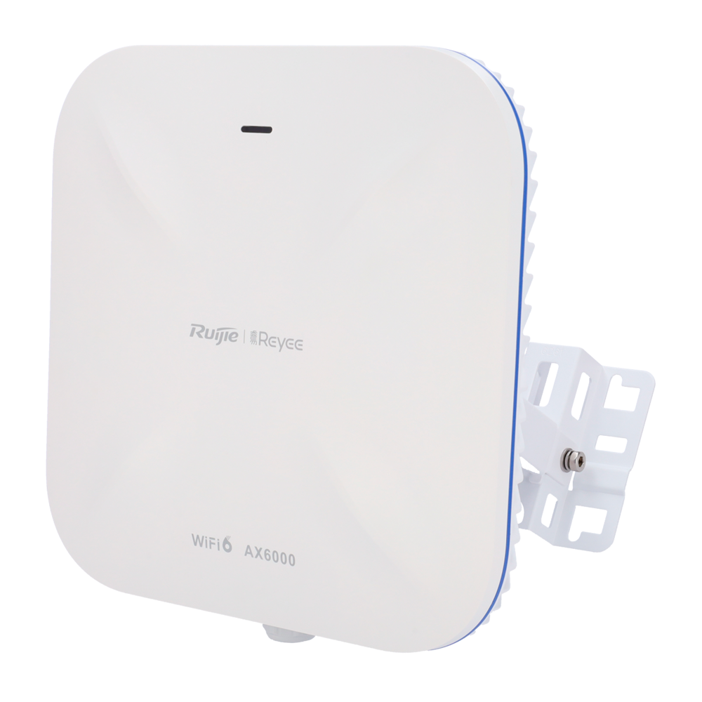 Reyee - Wi-Fi omnidirektional AP 6 høj densitet - Egnet til udendørs brug IP68 - Understøtter 802.11a/b/g/n/ac/ax - Transmissionshastighed op til 6000 Mbps - Antenne 4x4 MIMO