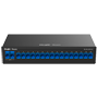 Reyee Passiv Optisk Splitter - Bølgelængde 1260 nm til 1650nm - Kompatibel med Ruijie/Reyee e-Lighten løsning - 2 x SC uplink stik - 16 x SC stik til UNO's - Rack- og vægmonterbar