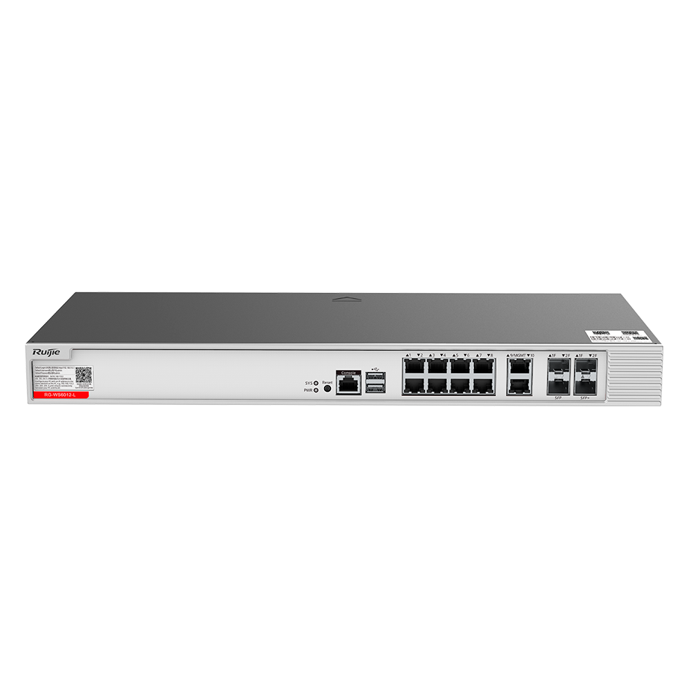 Ruijie Access Point Controller - Kompatibel med Ruijie APs - 8 Rj45 GE + 2 Combo Porte + 2 SFP+ Porte - Licens inkluderet til styring af 32 APs - Udvidelig til 896 APs via licenser - Op til 4480 tilsluttede Wi-Fi enheder