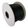 Coaksial kabel RG59 - Video - Spole på 100 meter - Sort kabelisolering - Ydre diameter 6,0 mm - Lavt tab
