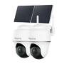 Reolink WiFi Batterikamera (2 Pak) - 3MP (2304 x 1296) - Solpanel 3W - PIR Detektion Mennesker / Køretøjer - Tovejs Audio / MicroSD Slot - Egnet til udendørs