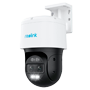 Reolink Batteridrevet Dobbelt Objektiv Kamera - 8MP (3840 x 2160)/WiFi Dual - IR 30 m/Nat Farve Mode - Menneske/Køretøj/Kæledyr PIR Detektion - Automatisk sporing og zoom - Egnet til udendørs