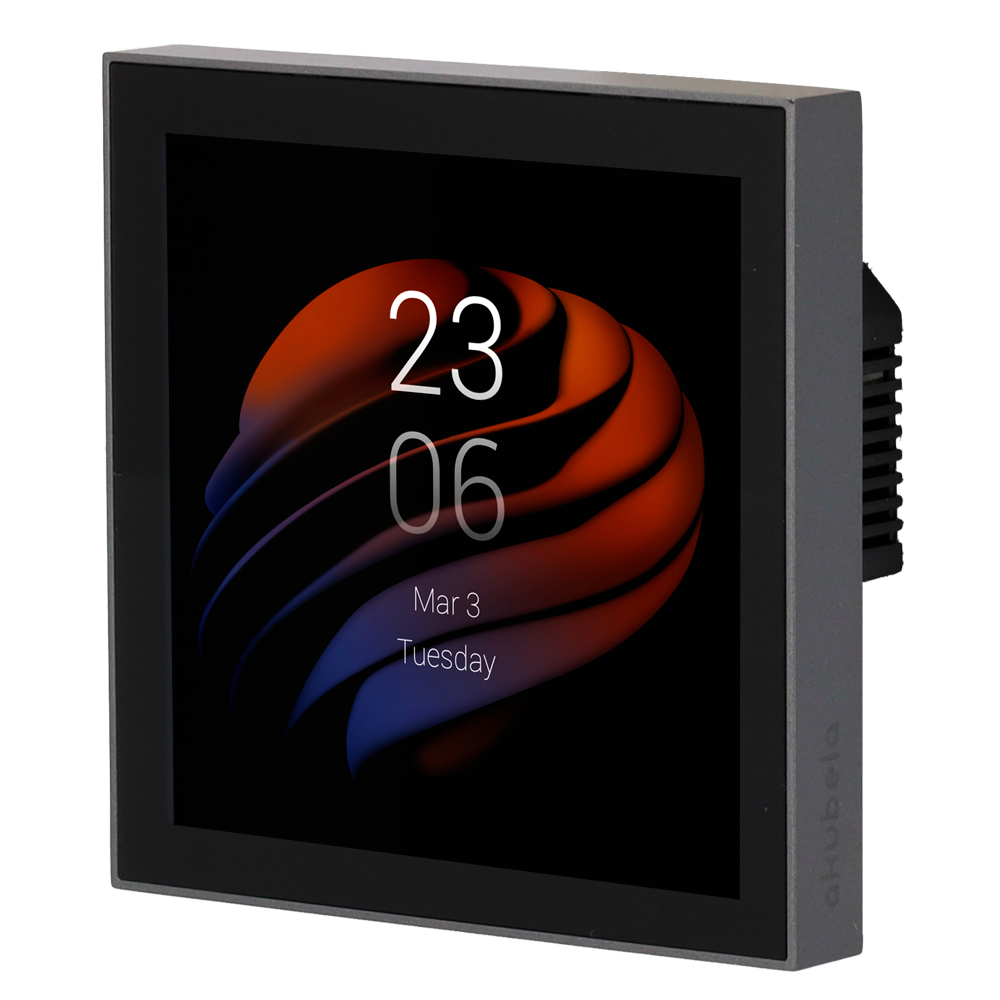 Android 10.0 monitor til hjemmeautomatisering - TFT display på 4" | Tredjepartsapplikationer - Tovejslyd | Video intercom monitor - TCP/IP, WiFi, Bluetooth, ZigBee, KNX, SIP - Miljøsensorer 2 relæer - Forbindelse via Cloud
