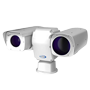 Raythink termisk kamera PC6 serie - Termisk sensor 1280x1024 VOx ukølet 12μm - Termisk følsomhed ≤40mK@25°C,F#1.0,25Hz - Synlig sensor 1/1.8" 4Mpx CMOS - Termisk linse 30~150mm (zoom 5X) - Synlig linse 6~300mm (zoom 50X)