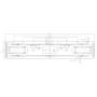 Fast vægbeslag - Kompatibilitet SF-55DS60 - Kompatibilitet SF-65DS60 - Vægafstand 0 mm