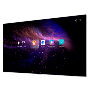Monitor 115" 4K - Gratis skærmdeling app - 16/7 - Vægbeslag inkluderet - Android 14 - Lyd med total effekt på 120W
