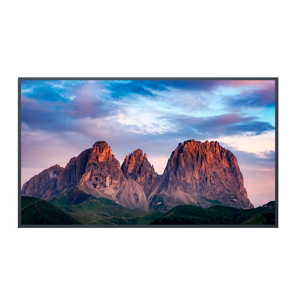 Digital signage monitor 32" FHD - Lokal USB digital signage - M-Sign cloud digital signage (valgfri) - 24/7 - Vægbeslag inkluderet - Android 9