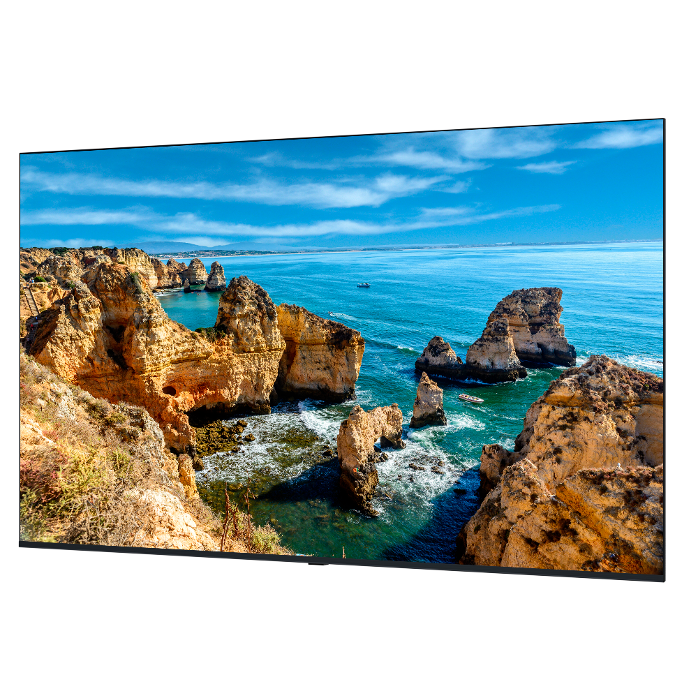 Digital signage monitor 43" 4K - Lokal USB digital signage - M-Sign cloud digital signage (valgfri) - Drift 8/7 - Vægbeslag inkluderet - Android 14