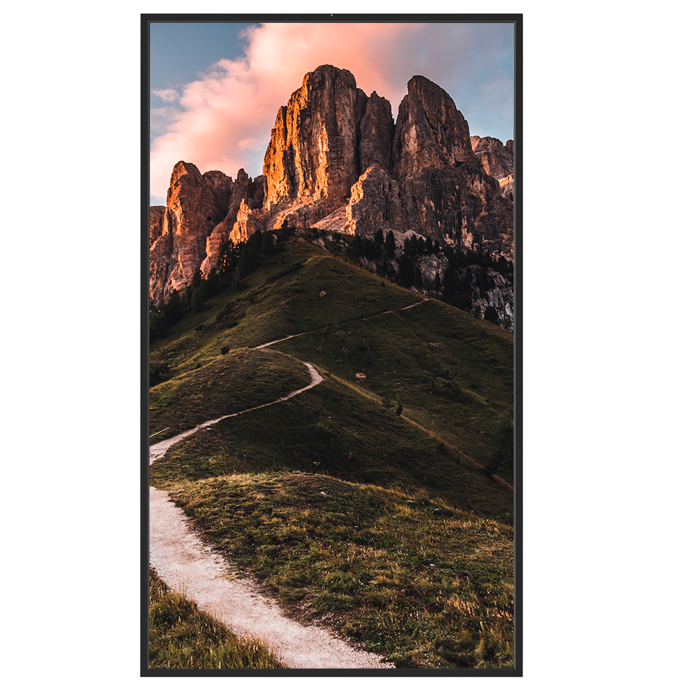 Høj lysstyrke monitor 86" - Opløsning 4K - Lysstyrke 3500 nits - 24/7 - Android 12 - Integrerede højttalere