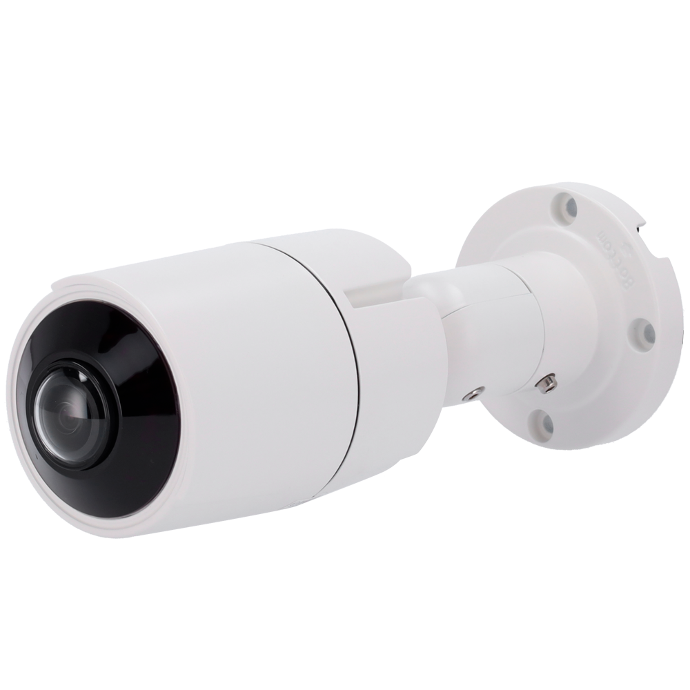 1080p ECO Bullet Kamera - 4 i 1 (HDTVI / HDCVI / AHD / CVBS) - 1/2.9" CMOS 2.0Mpx - Linse 1.8 mm vidvinkel 180º - IR LED'er og varmt lys Rækkevidde 20 m - Vidvinkel uden sfærisk deformation
