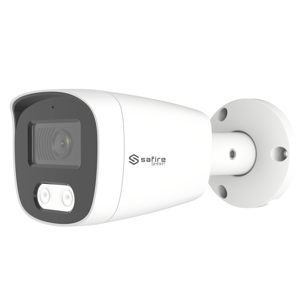 Safire Smart - Bullet Kamera 4 i 1 Serie E1 - 3K (2960x1665, 5Mpx) | 1/2.5" CMOS - Linse 2.8 mm | IR rækkevidde 25 m - DWDR, HLC, BLC, AGC - Vejrbestandig IP67