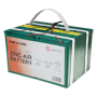 Zink-luft batteri - Spænding 7,5 V / Kapacitet 3200 Wh - Tredobbelt DC stik: Jack, mini-USB og mplex - Kabellængde 2 m - Kompatibel med Ajax og RSI Videofied - 158 (H) x 260 (B) x 188 (D) mm / 7,6 Kg