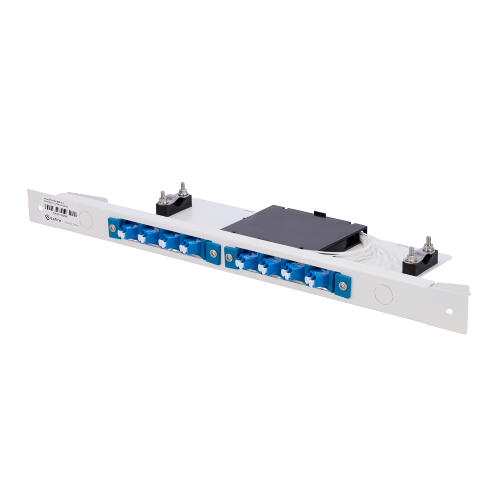 Patch panel til Smartbox Safire - 8 LC porte - Let montering