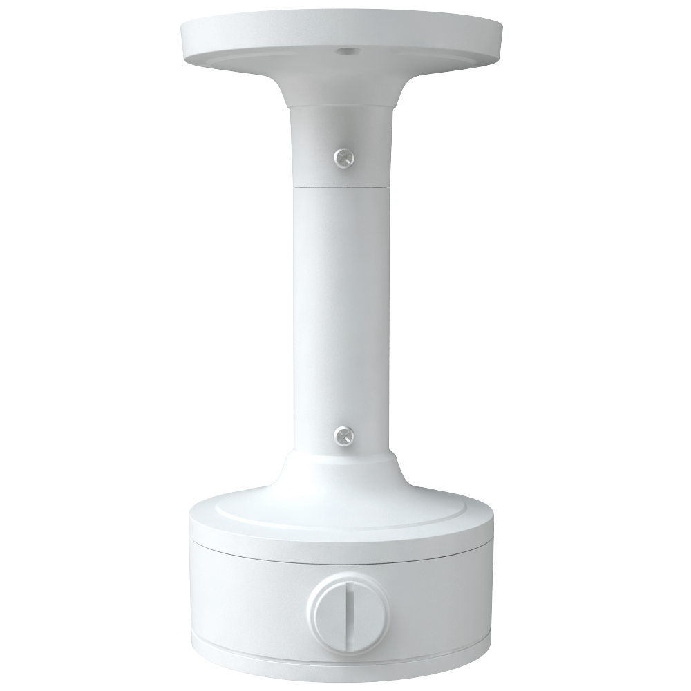 Safire Smart loftbeslag - Højde 237,9 mm - Kamerabase diameter 117,9 mm - Egnet til udendørs brug - Hvid farve - Fremstillet af aluminiumslegering