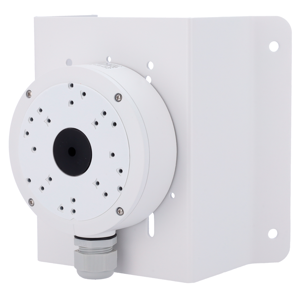 Safire Smart loftbeslag - 215 (H) x 215 (B) x 121,4 (D) mm - Kamerabase diameter 139,3 mm - Egnet til udendørs brug - Hvid farve - Fremstillet af aluminiumslegering
