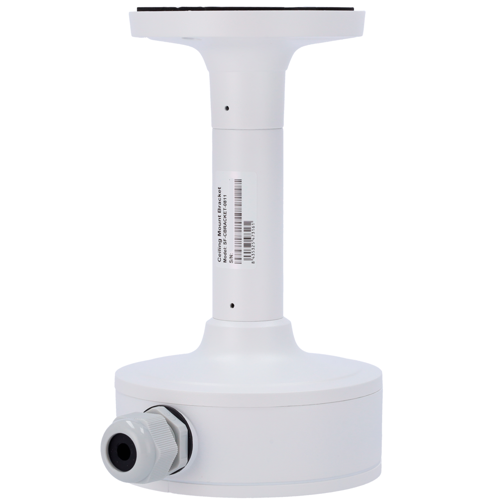 Safire Smart loftmontering - Højde 244,9 mm - Diameter af kamerabase 139,3 mm - Egnet til udendørs brug - Hvid farve - Fremstillet af aluminiumslegering