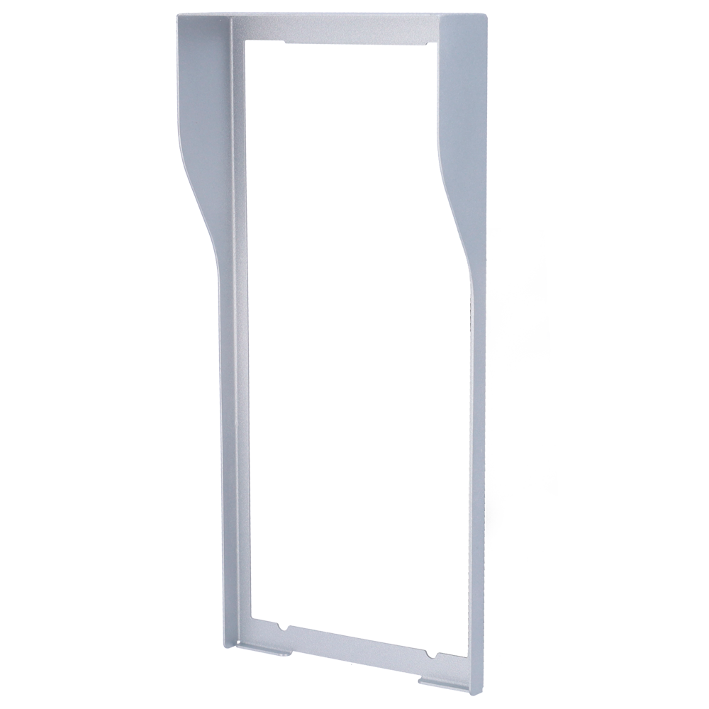 Video porttelefon afdækning - Akuvox-specifik AK-R27(8)A - Dimensioner: 287 (H) x 132 (B) x 40 (D) mm - Lavet af galvaniseret stål - Regnbeskyttelse - Indbygning