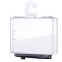 Elektronisk tyverisikring EAS - AM 58 kHz | Magnetisk udløser - Transparent polycarbonat kabinet - Indv. mål: 110 (B) x 125 (H) x 36 (D) mm - Ydre mål: 117 (B) x 85 (H) x 33 (D) mm - Kompatibel med AM antenner