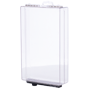 Elektronisk tyveribeskyttelse EAS - AM 58 kHz | Magnetisk udløsning - Transparent polycarbonat etui - Int. mål: 220 (B) x 120 (H) x 45 (D) mm - Ydre dimensioner: 182 (B) x 115 (H) x 40 (D) mm - Kompatibel med AM antenner