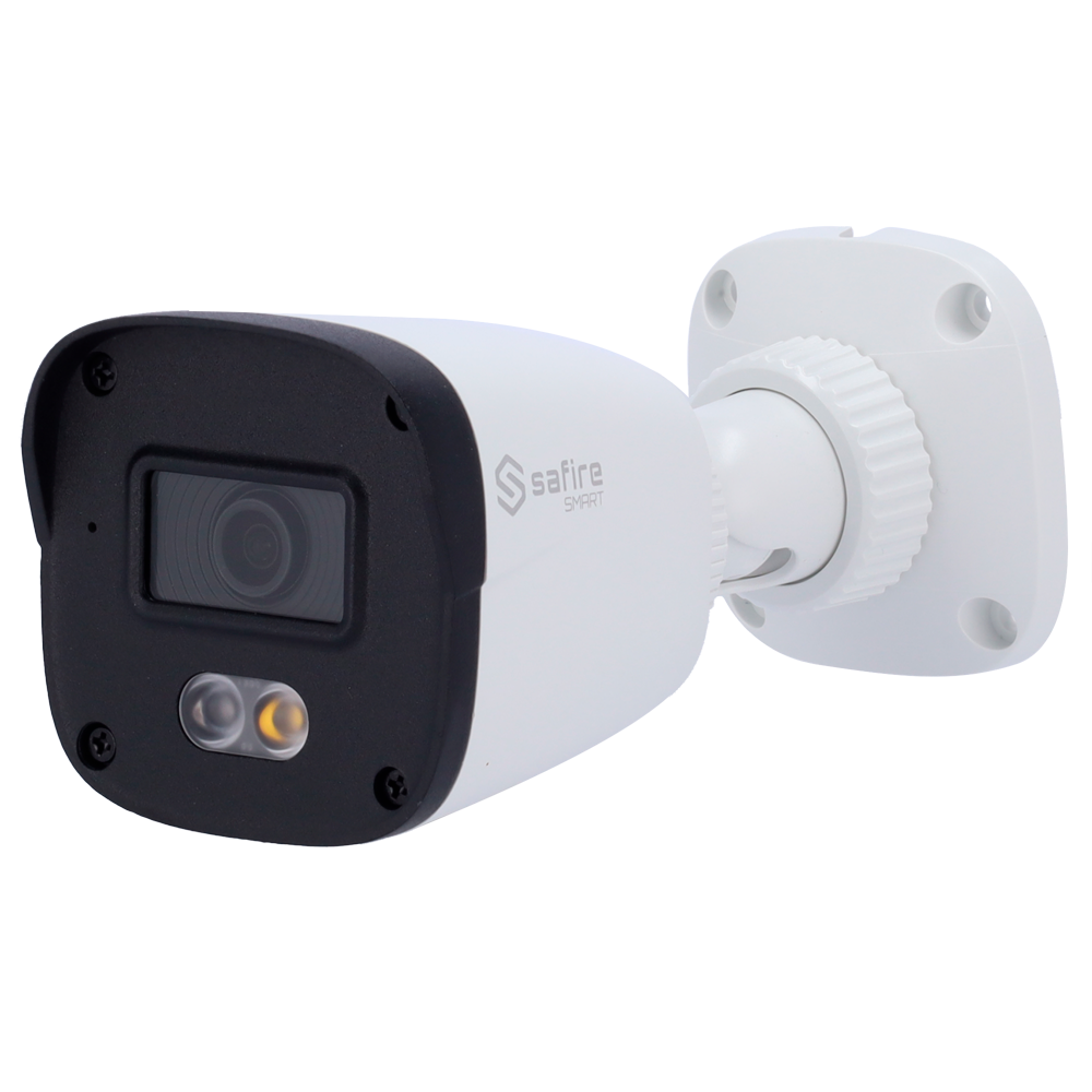 Safire Smart - IP Bullet kamera serie B1 med dual light - 1/3" Progressive Scan CMOS - Opløsning 2 Megapixel (1920x1080) - Objektiv 2.8 mm | IR & Led op til 20m - IP67 klassificering | PoE (IEEE802.3af)