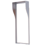 Video porttelefon afdækning - Akuvox-specifik AK-R29S - Dimensioner: 330 (H) x 132 (B) x 45 (D) mm - Lavet af galvaniseret stål - Regnbeskyttelse - Indbygning