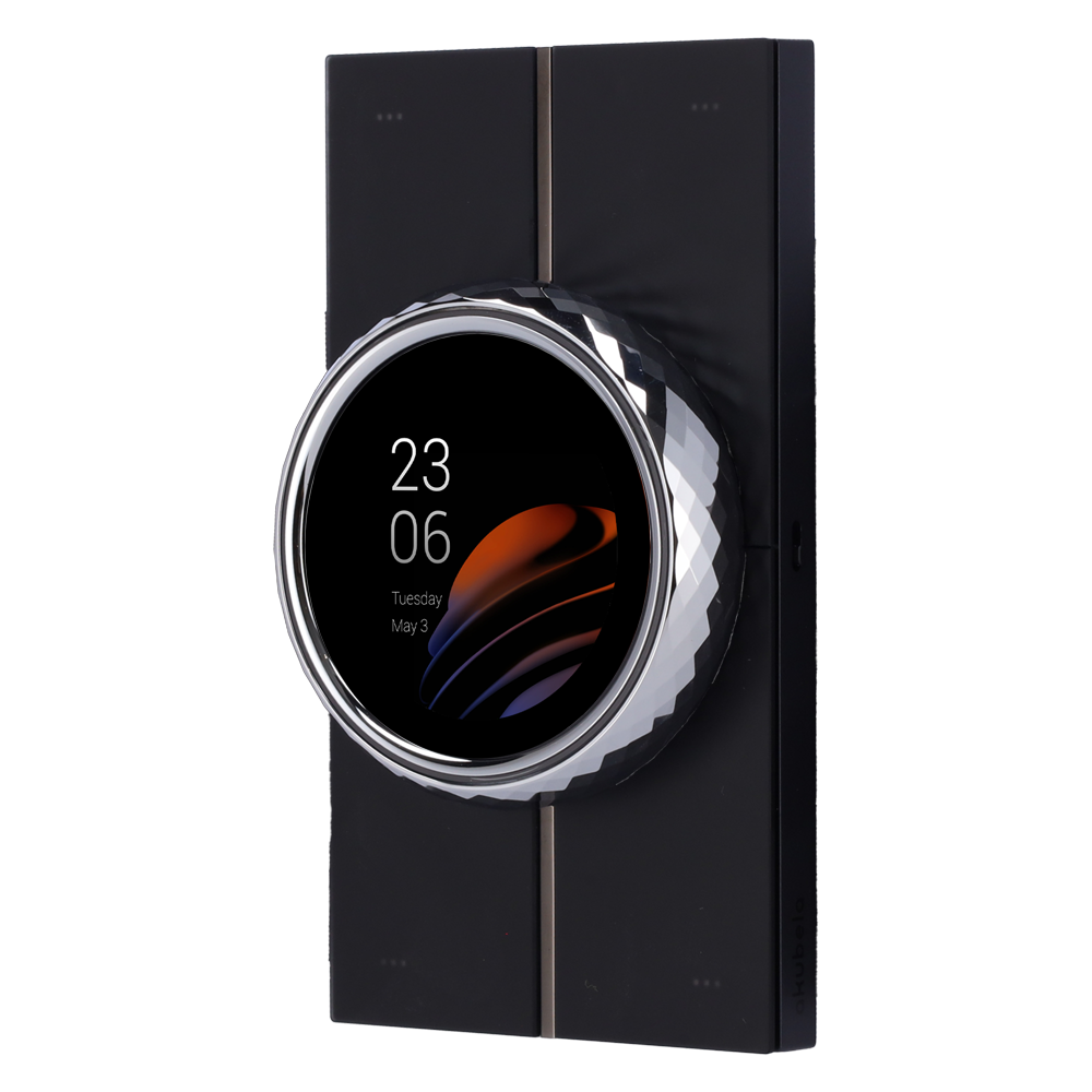 Android 10.0 monitor til hjemmeautomation - TFT display 2.1" | Tredjepartsapplikationer - Tovejs audio | Video intercom monitor - TCP/IP, PoE, WiFi, Bluetooth, ZigBee, SIP - Miljøsensorer - Forbindelse via Cloud | 4 fysiske knapper
