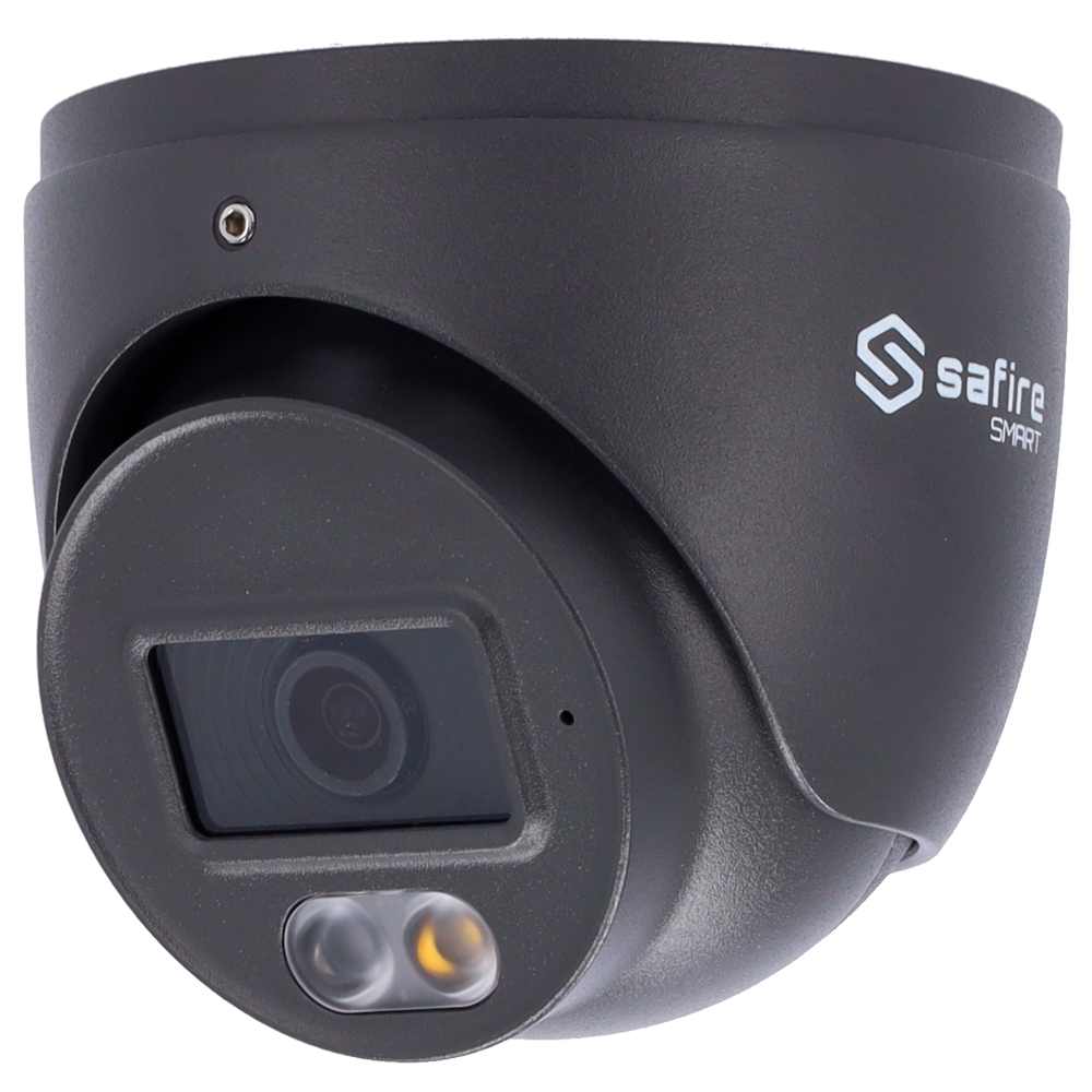 Safire Smart - Turret IP kamera serie B1 - Opløsning 4 Megapixel (2566x1440) - Objektiv 2.8 mm | Avanceret bevægelsesdetektion - Dobbelt lys: IR + White rækkevidde 20 m | Mikrofon - IP67 Rating | PoE (IEEE802.3af)