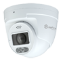 Safire Smart - Turret IP kamera serie I1 med Active Deterrence - Opløsning 8 Megapixel (3840x2160) - Linse 2,8 mm | MIC & højttaler | Dual light 40m - AI: Klassifikation af mennesker og køretøjer - IP67 Rating | PoE (IEEE802.3af)
