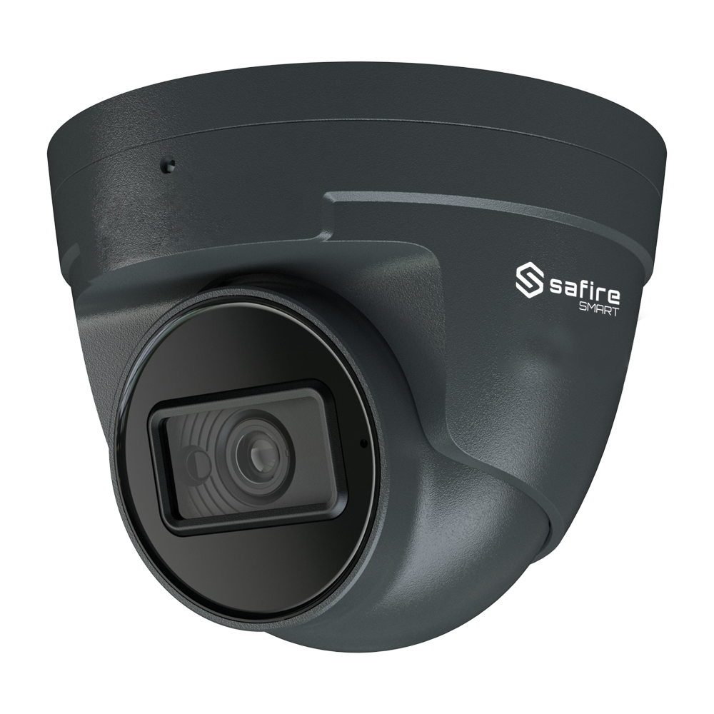 Safire Smart - Turret IP kamera serie E1 Kunstig Intelligens - Opløsning 4 Megapixel (2566x1440) - Motoriseret Linse 2.8~12mm | IR Linse 50m | Mikrofon | IR [%VAR%] - AI: Klassificering af menneske og køretøj - IP67 Klassificering | PoE (IEEE802.3af)