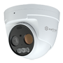 Dual IP Turret Safire Smart termisk kamera - Termisk sensor 256x192 VOx | Linse 7 mm - Optisk sensor 1/2.7" 5 MP | 8 mm linse - Termisk følsomhed ≤ 50mK - AI baseret på menneske- og køretøjsklassificering - Temperaturmåleområde -20~150ºC / ± 8ºC