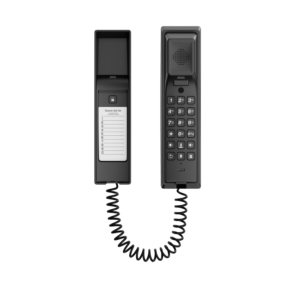 Video intercom - Status LED og funktionstaster - Crystal Clear tovejs lyd - TCP/IP, PoE, standard SIP - Cloud-baseret vedligeholdelse - Forbindelse af udstyr gennem Cloud