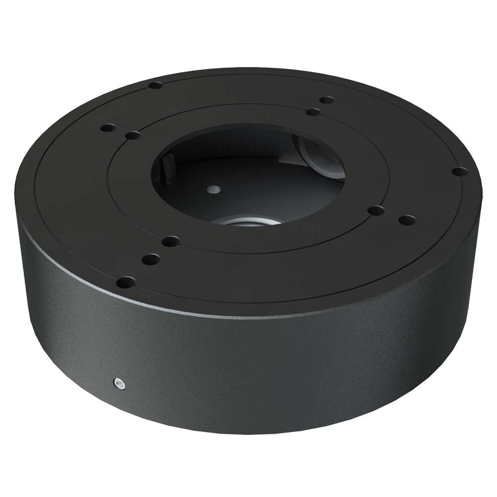 Safire Smart forgreningsboks - Til dome kameraer - Væg- eller loftsmontage - Bunddiameter 132 mm - Kabelgennemføring - 38,8 (H) x 132 (Ø) mm