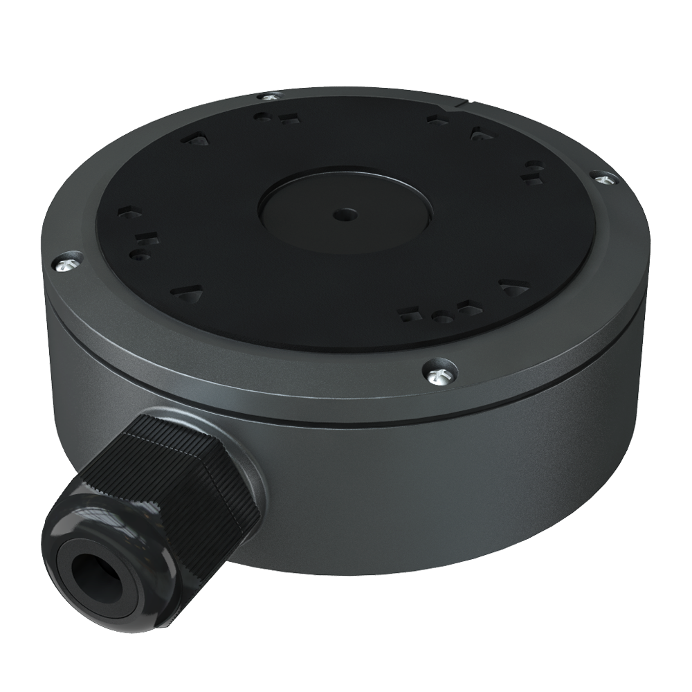 Safire Smart samleboks - Til dome kameraer - Egnet til udendørs brug IP66 - Væg- eller loftmontering - 50 (H) x 139.3 (Ø) x 171.6 (D) mm - Kabelgennemføring