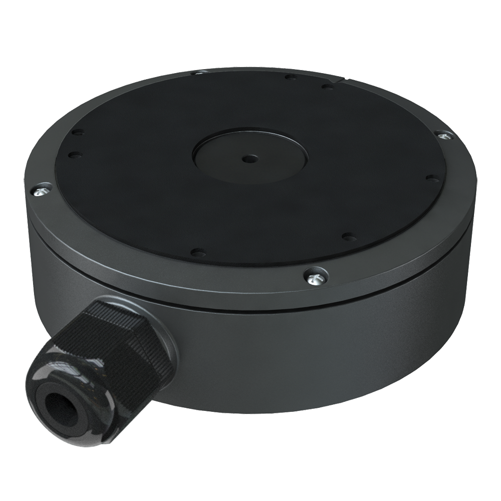 Safire Smart samleboks - Til dome kameraer - Egnet til udendørs brug IP66 - Væg- eller loftmontering - 50 (H) x 155.4 (Ø) x 188 (D) mm - Kabelgennemføring