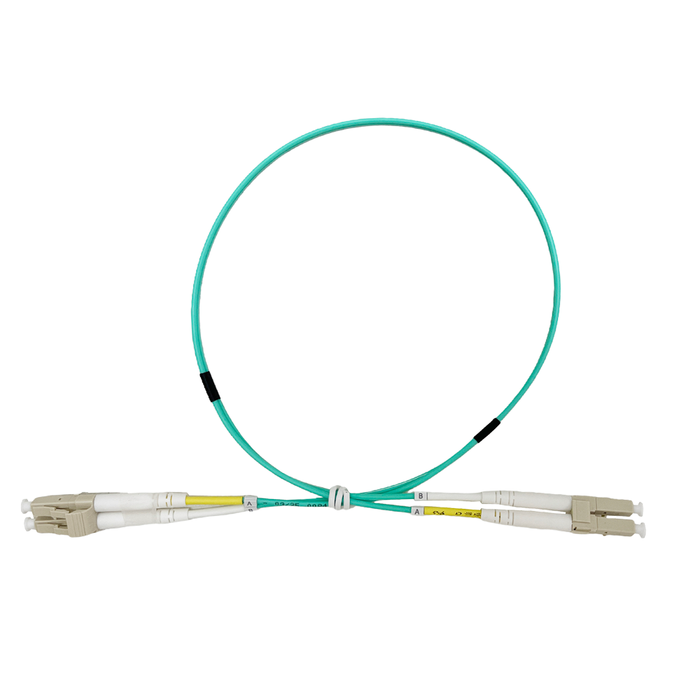 Fiberoptisk forbindelseskabel - Multimode fiber OM4 - UPC duplex LC connector - Længde 2m - LSZH kappe - Generisk kompatibilitet
