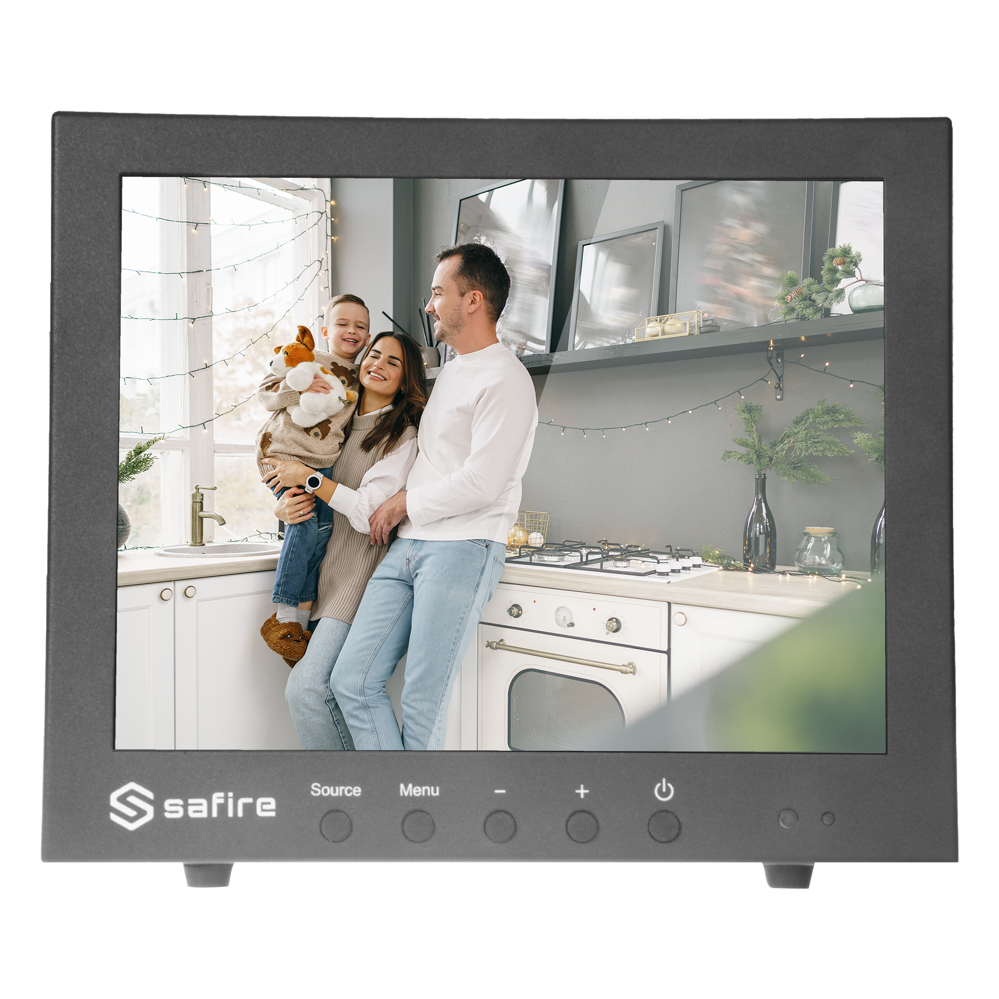 Monitor 10" - XGA opløsning - Opdateringshastighed 60 / 75 Hz - Kontrast 800:1 - Responstid 12 ms - Højttalere 2x1 W