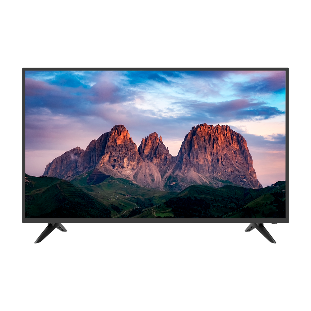 Monitor 43" - FHD opløsning - Opdateringsfrekvens 60 Hz - Kontrast 1200:1 - Responstid 8 ms - Højtalere 2x4 W