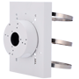 Safire Smart mastefæste - Højde 215 mm - Kamerabase diameter 109,5 mm - Egnet til udendørs brug - Hvid farve - Fremstillet af aluminiumslegering
