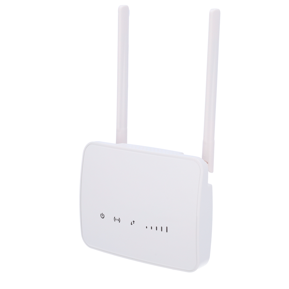 Safire Router 4G 150Mbps Download 50Mbps Upload - RJ45 10/100Mbps porte - Wi-Fi 4 2,4GHz N300Mbps - Op til 32 samtidige WiFi forbindelser - Batteri 7,4V 2000 mAh op til 6t autonomi - Micro SIM og micro SD kort slots